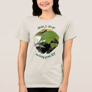 Camiseta Triblenda Cosas Simples Rana Frase Inspiradora 