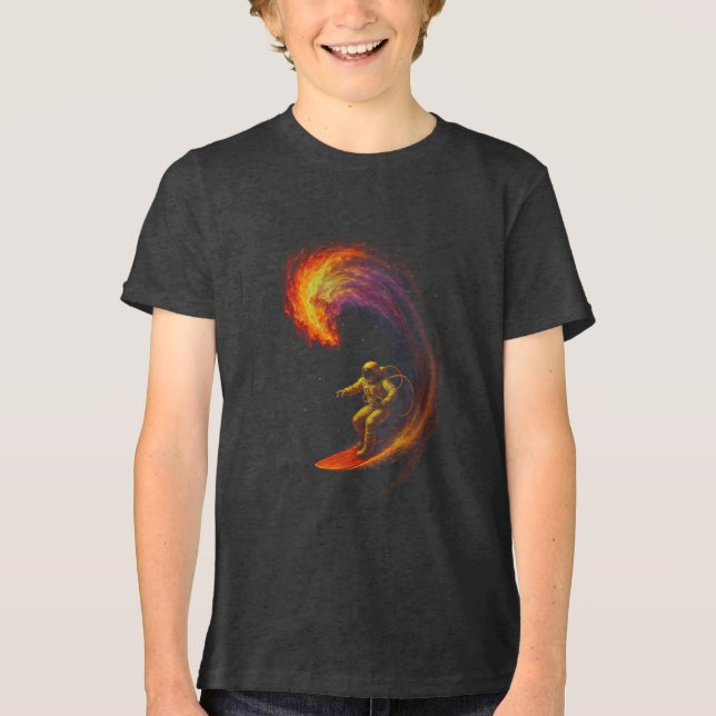 Camiseta Triblenda Cosmic Wave Rider (Anverso)