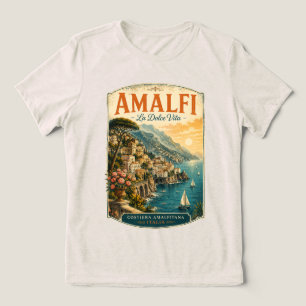 Camiseta Triblenda Costa Amalfitana Italia La Dolce Vita Vintage