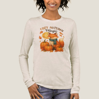Camiseta Triblenda Cosy Autumn Magic - Curte Fall Fox