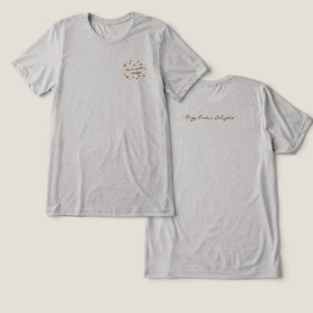 Camiseta Triblenda Cosy Cookie Delights Uniforme (Diseño Anverso y Reverso)