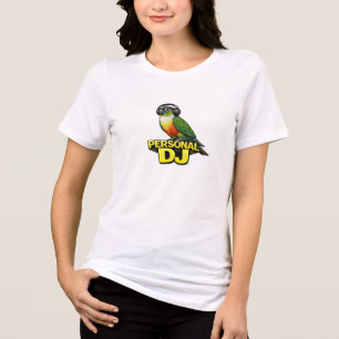 Camiseta Triblenda Cotorra de Cheek Verde DJ Personal