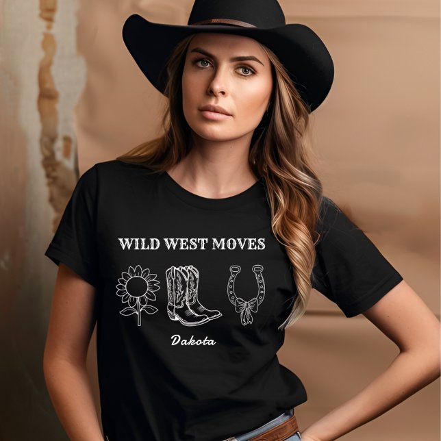 Camiseta Triblenda Country Wild West Moves White Text (Subido por el creador)