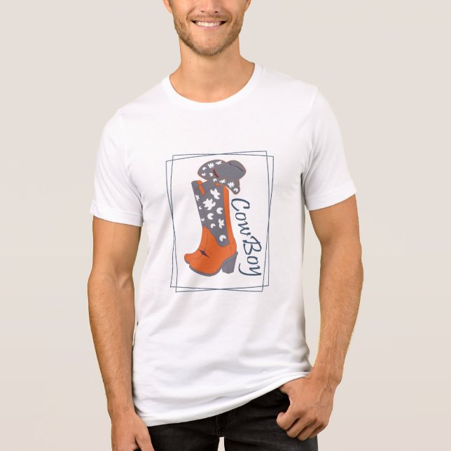 Camiseta Triblenda Cow boy (Anverso)
