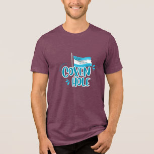 Camiseta Triblenda Coxen Hole con bandera de Honduras