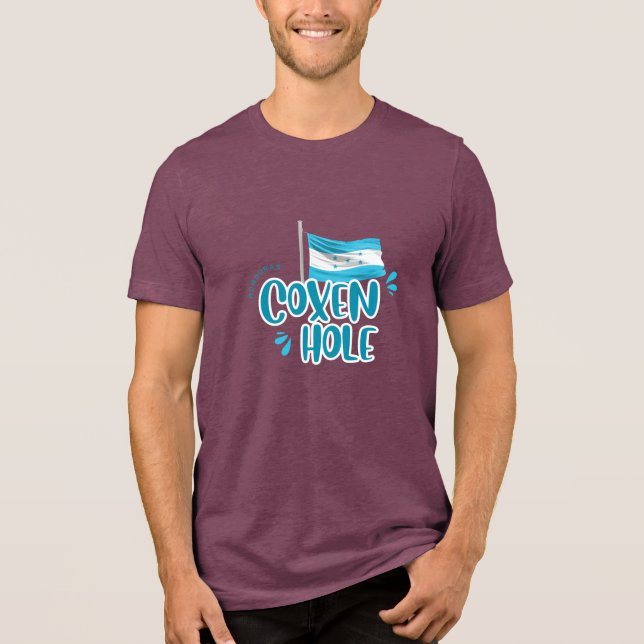 Camiseta Triblenda Coxen Hole with Honduras Flag (Anverso)