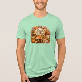 Camiseta Triblenda Cozy Harvest Pumpkin / Cosecha Acogedora