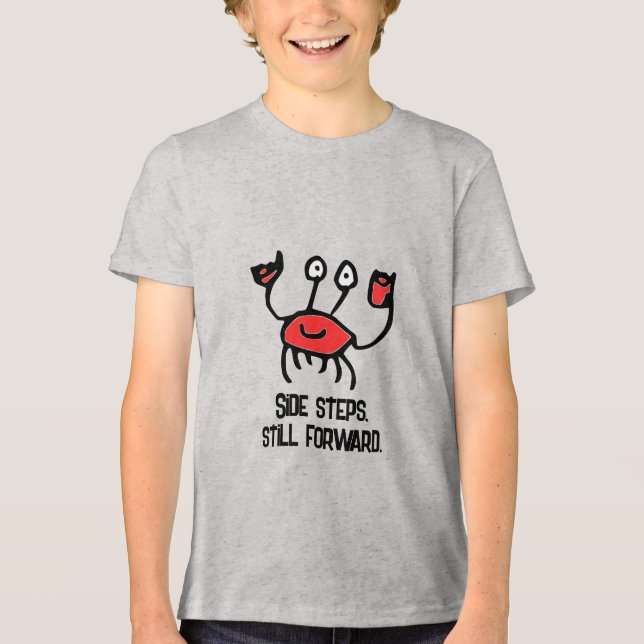 Camiseta Triblenda Crabby but Confident – Cartoon Crab T-Shirt (Anverso)