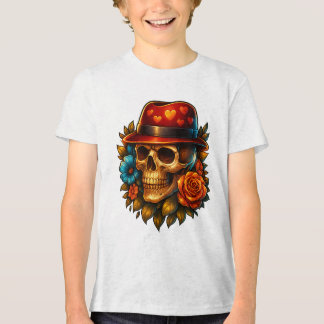 Camiseta Triblenda Cráneo de Guay en Gorra del corazón - Gráfica cami