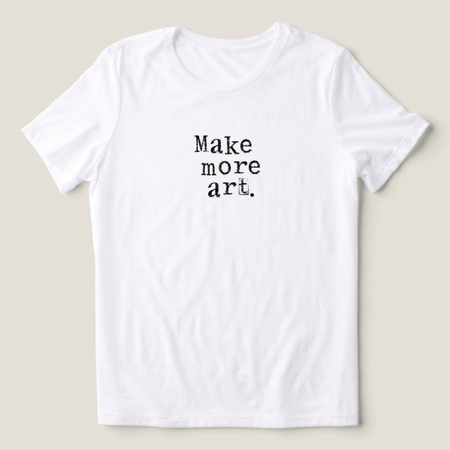 Camiseta Triblenda Crea Más Arte (Diseño delantero )