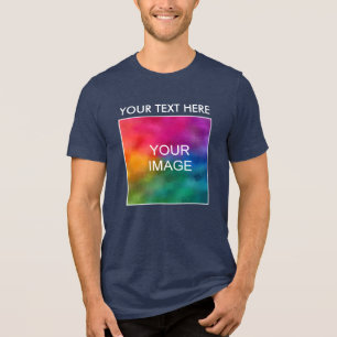 Camiseta Triblenda Crea tu propia tienda online de mens Trend Navy Bl