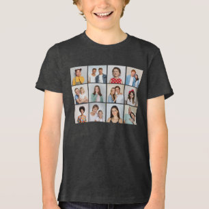 Camiseta Triblenda Crea tu propio collage de 12 fotos para niños y ni