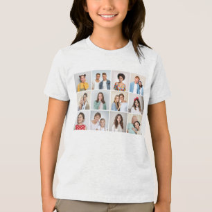 Camiseta Triblenda Crea tu propio collage de 12 fotos para niños y ni