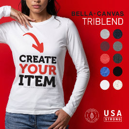 Camiseta Triblenda CREA-TU-PROPIO DIY Personalizado carga tu diseño