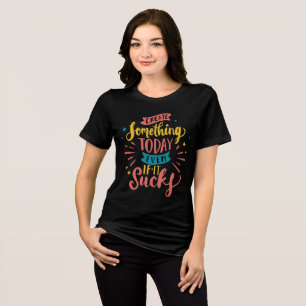 Camiseta Triblenda Crear Algo Hoy: Tee De Inspiración Retro