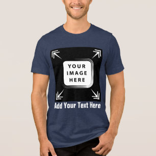 Camiseta Triblenda Crear su propia plantilla de Personalizado Regalos