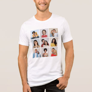 Camiseta Triblenda Crear su propio Collage de fotos 9 Unisex