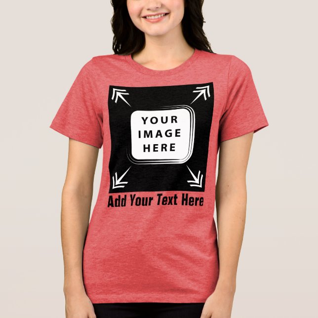 Camiseta Triblenda Crear sus propios regalos personalizados Personali (Anverso)