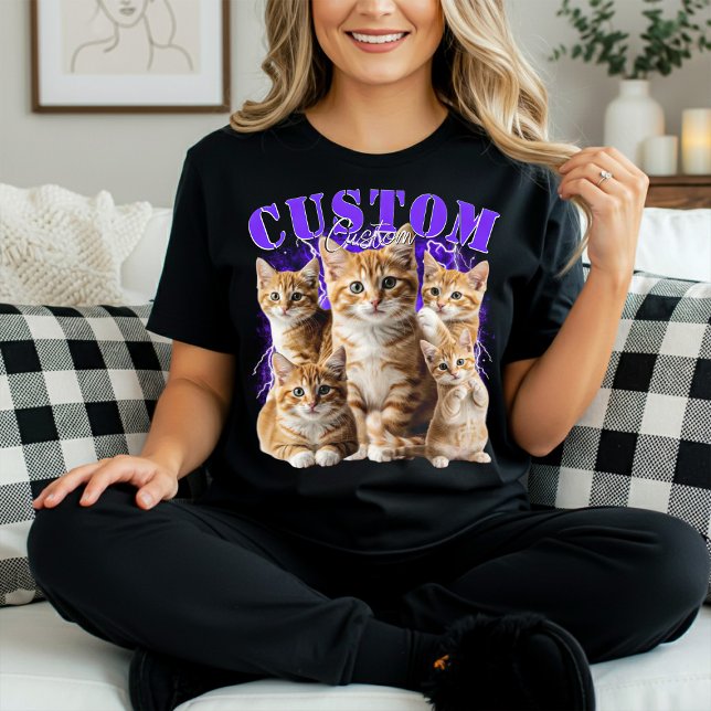Camiseta Triblenda create your own cat or any pets 90s bootleg  (Subido por el creador)