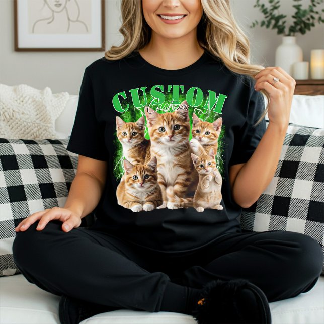 Camiseta Triblenda create your own cat or any pets 90s bootleg  (Subido por el creador)
