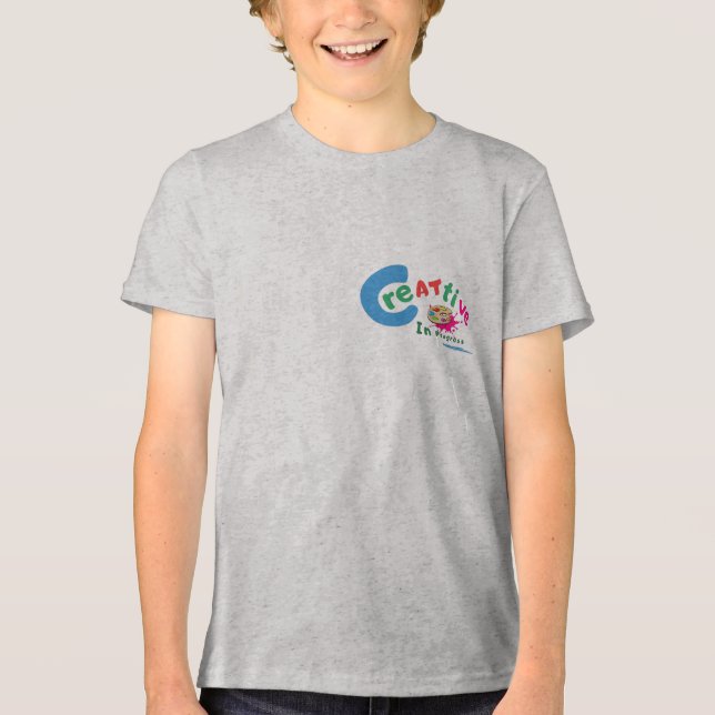 Camiseta Triblenda Creative in Progress Colorful Artistic Quote  (Anverso)