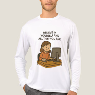 CAMISETA TRIBLENDA CREE EN TI MISMO Y EN TODO LO QUE SEA