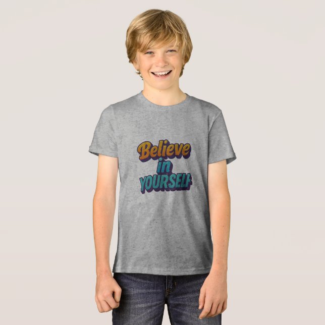 Camiseta Triblenda Creer en ti mismo (Anverso Completo)