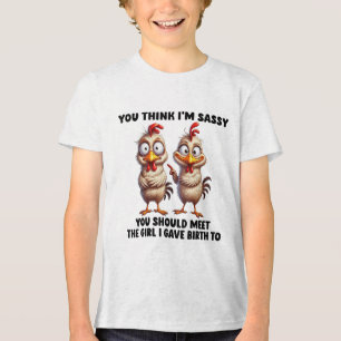 Camiseta Triblenda ¿Crees Que Debería Conocer Al Chica Que Le Di Bi?