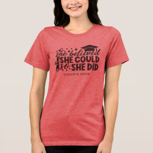 Camiseta Triblenda Creía Que Podía Ser Personalizado