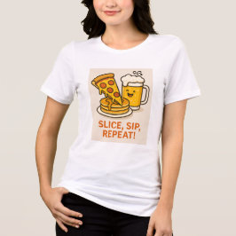 Camiseta Triblenda Crepes y zumo de Naranja fresco deliciosos para el