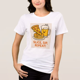 Camiseta Triblenda Crepes y zumo de Naranja fresco deliciosos para el