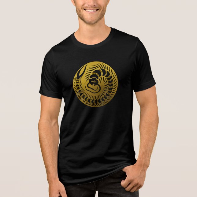 Camiseta Triblenda Crest-Centipede de familia japonesa (Anverso)