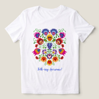 Camiseta Triblenda Crest Flor de Łowicz