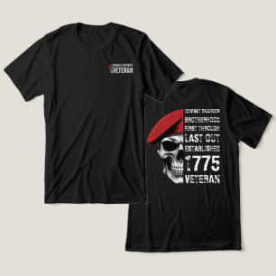 Camiseta Triblenda Crest Táctico del Castillo de Zapador de Ingeniero