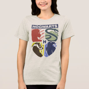 Camiseta Triblenda Crestón Estampado Vintage HOGWARTS™