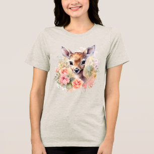 Camiseta Triblenda Cría De Cerveza Rodeada De Rosas