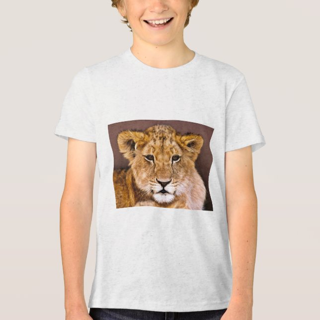 Camiseta Triblenda cría de león (Anverso)