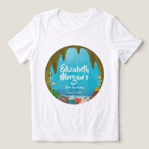 Camiseta Triblenda Criaturas Hermosas Del Océano Cueva Marina Cumplea