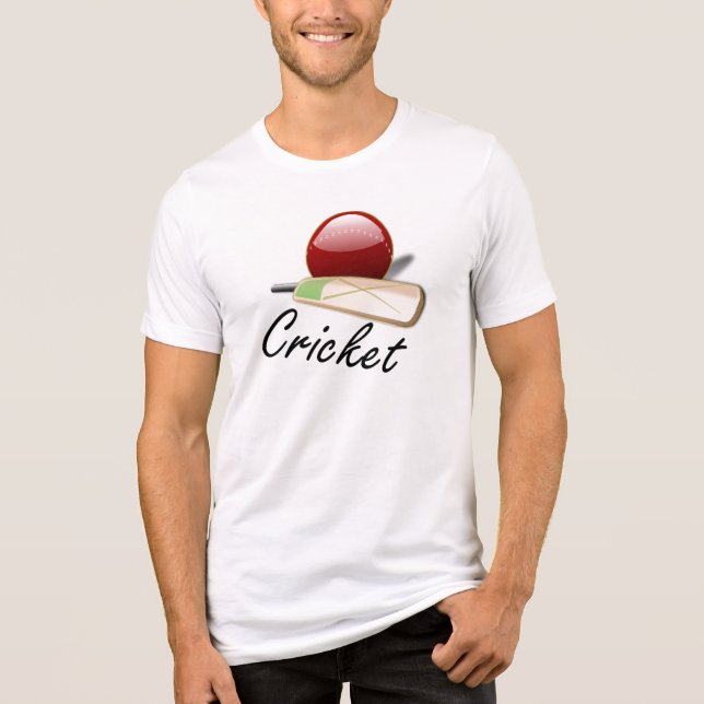 Camiseta Triblenda Cricket - Batalla y pelota (Anverso)