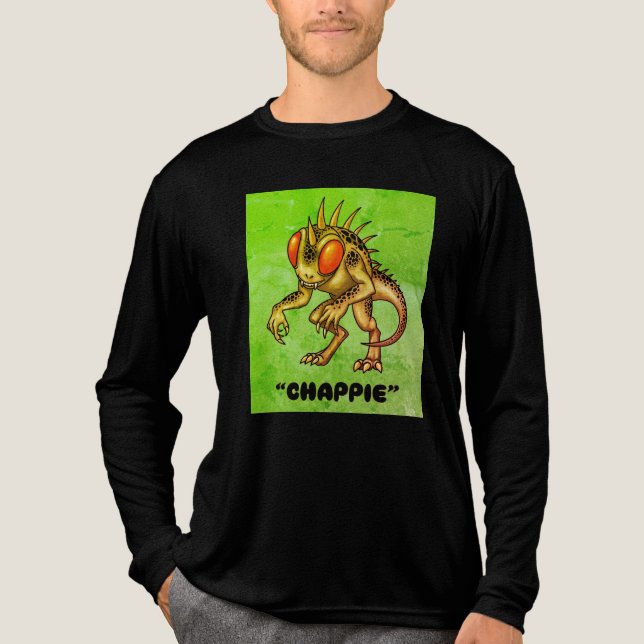 Camiseta Triblenda Criptid de Chupacabra (Anverso)
