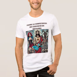 Camiseta Triblenda Cristo Rockero: La Competencia Metalera