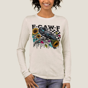Camiseta Triblenda Crow Raven F-CAW-F Funny Halloween