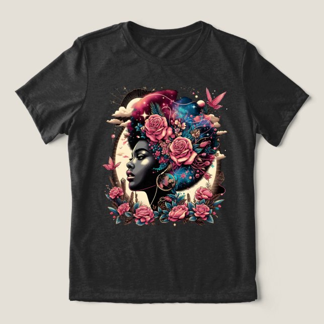 Camiseta Triblenda Crowne in Bloom (Diseño delantero )