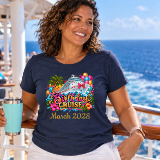 Camiseta Triblenda Crucero de cumpleaños