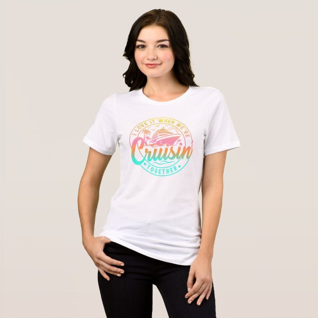 Camiseta Triblenda Cruceros juntos Cruise Group Tee (Anverso Completo)