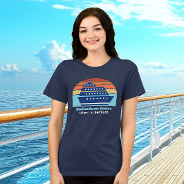 Camiseta Triblenda Cruceros Personalizados con travesía al atardecer