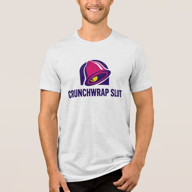 Camiseta Triblenda Crunchwrap Funny – Hilarious Taco Lover Humor (Anverso)