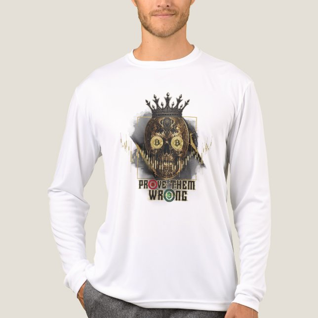 Camiseta Triblenda Crypto Motivation | Bitcoin | Prove them wrong  (Anverso )