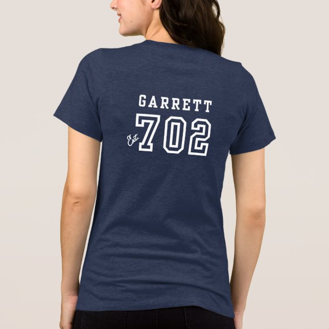 Camiseta Triblenda CSP de las mujeres EXT # (Reservado para Aliado) (Reverso )