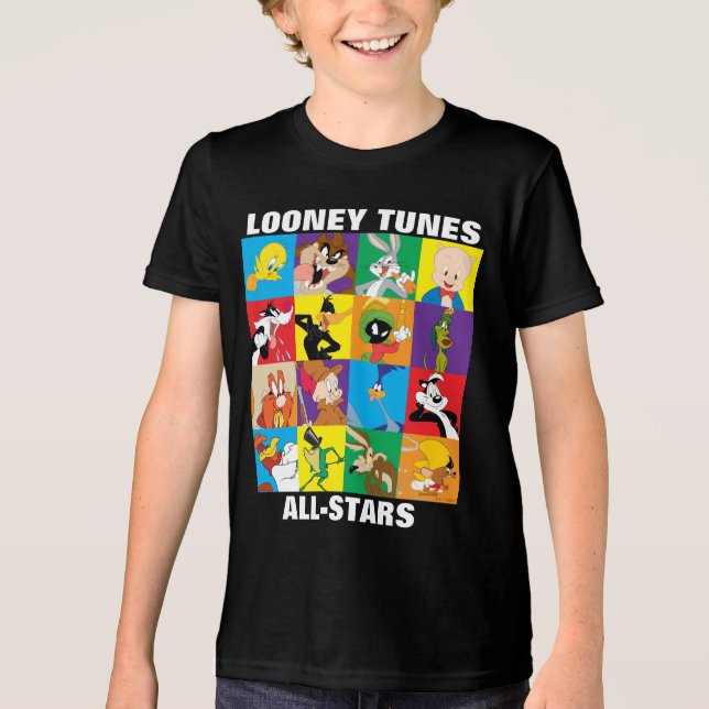 Camiseta Triblenda Cuadrícula de caracteres LOONEY TUNES™ (Anverso)